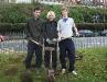 Duke of Edinburgh volunteers planting bulbs December 2007